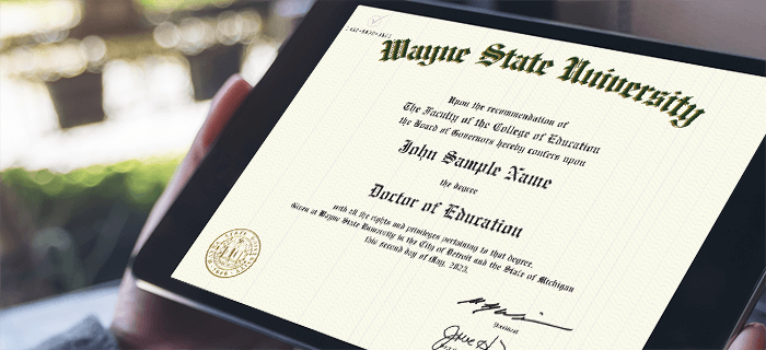 Example diploma