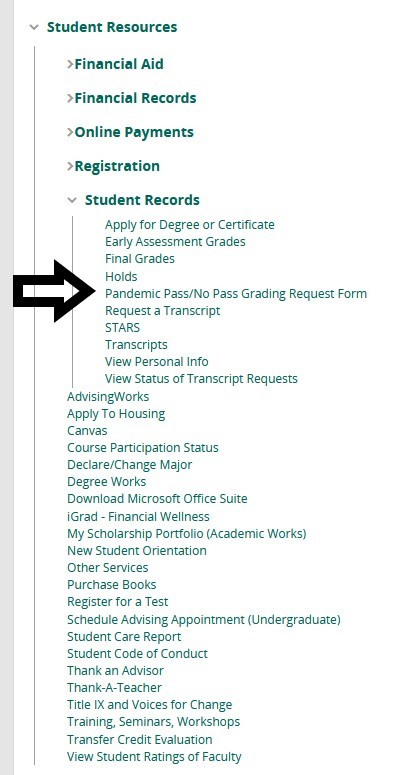 Academica Menu Location